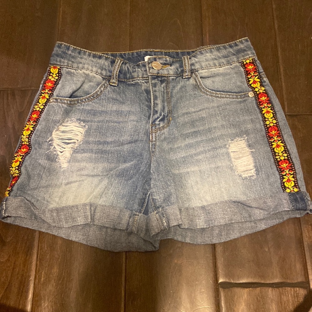Girls denim Bebe shorts